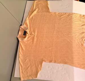 Pierre Cardin Peach Textured Knit Short Sleeve Polo Shirt